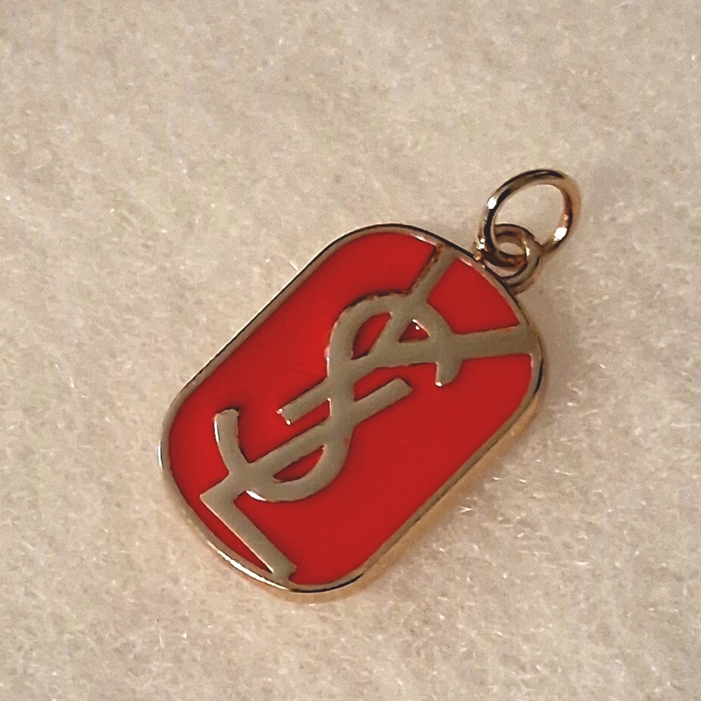 Tag Charm- Red